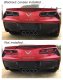 2014-2019 C7 Corvette Tail Light Blackout Lens - 4 Pieces