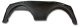 1958 C1 Corvette Dash Pad Speaker Delete Charcoal