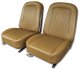 Leather Seat Covers- Saddle For 1964 Corvette