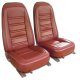 Leather Seat Covers Saffron Leather/Vinyl Original For 1978 Corvette