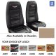 Embroidered OE Style Seat Covers Doeskin Leather/Vinyl For 1978 Corvette