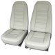 Leather Seat Covers Oyster Leather/Vinyl Original For 1978 Corvette