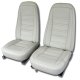 Leather Seat Covers- Oyster 100%-Leather For 1978 Corvette