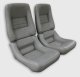 Leather-Like Vinyl Seat Covers Gray 4" Bolster For 1982 Corvette