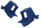 417847M Mounted Seats Royal Blue Vinyl w/out Shoulder Harness For 71-72 Corvette