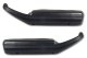 Moulded Door Panel Armrest Pair - Charcoal For 1982 Corvette