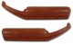 Moulded Door Panel Armrest Pair - Cinnabar For 1981 Corvette