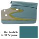 Door Panels- Turquoise W/O Supports For 1959 Corvette