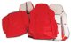 Leather Seat Covers- Red Standard For 1994-1996 Corvette