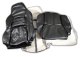 Leather-Like Vinyl Seat Covers Black Standard For 1994-1996 Corvette