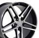 C6 Z06 Wheel Black Machined Face 17X95 For 1988-2004 Corvette