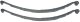 Grab-A-Trak 4-1/2 Leaf Springs 15" Lowering For 1964-1973 Mustang