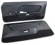 Deluxe Door Panels - Black For 1970 Ford Mustang