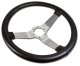 Reproduction Satin Steering Wheel Black For 1977-1979 Corvette