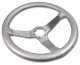 Steering Wheel Silver Pace Leather Satin Spokes For 1978 Corvette