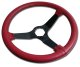 Steering Wheel Red Leather Black Spokes For 1980-1981 Corvette