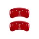 2015-2019 Ford Mustang SNAKE MGP Caliper Covers Red