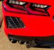 2020-2024 C8 Z06 Corvette High Gloss Carbon Fiber Rear Fascia Side Air Vent Replacements - Pair