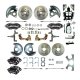 1967-1967 Pontiac Firebird Front and Rear Brake Conversion Kit The Right Stuff AFXDC22DSX