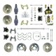 1958-1958 Chevrolet Biscayne Front and Rear Brake Conversion Kit The Right Stuff FSC584DCDS