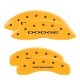 2014-2019 C7 Corvette Yellow Powder Coat Caliper Covers with Corvette Logo