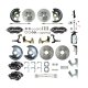 1968-1968 Chevrolet Chevy II Front and Rear Brake Conversion Kit The Right Stuff AFXSD25CSX