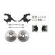 1982-1987 Chevrolet Monte Carlo Front Brake Conversion Kit The Right Stuff AFXWK87DS