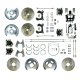 1958-1958 Chevrolet Biscayne Front and Rear Brake Conversion Kit The Right Stuff FSC584DCCSX