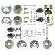 1959-1964 Chevrolet Biscayne Front and Rear Brake Conversion Kit The Right Stuff FSC604DCCS