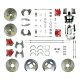 1965-1968 Chevrolet Biscayne Front and Rear Brake Conversion Kit The Right Stuff FSC654DCCZX