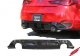 2017-2021 Infiniti Q60 3.0t Rear Diffuser [Matte Black] - KB11235MB Stillen Exterior Styling