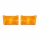 1971-1972 Nova Amber Parking Light Lens, Sold as a Pair