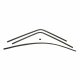 1968-1970 Plymouth Road Runner, Satellite, and GTX Interior Rear Window Trim