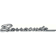 1968 Plymouth Barracuda Script Fender Emblem - Chrome with Black Trim, Premium Restoration Badge