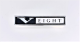 1967 Plymouth Barracuda "V Eight" Fender Emblem - OEM-Style Restoration Badge